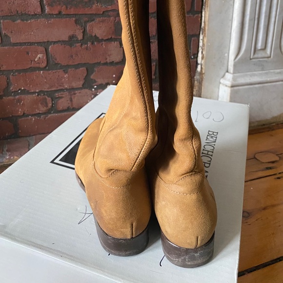 Frye Melissa Button Boots in Tan Suede - Picture 5 of 8